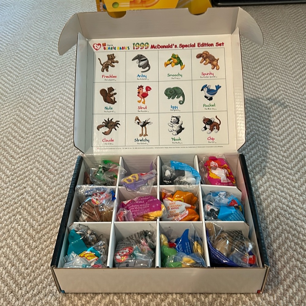 Ty teenie beanie McDonald’s 1999 complete special edition set!